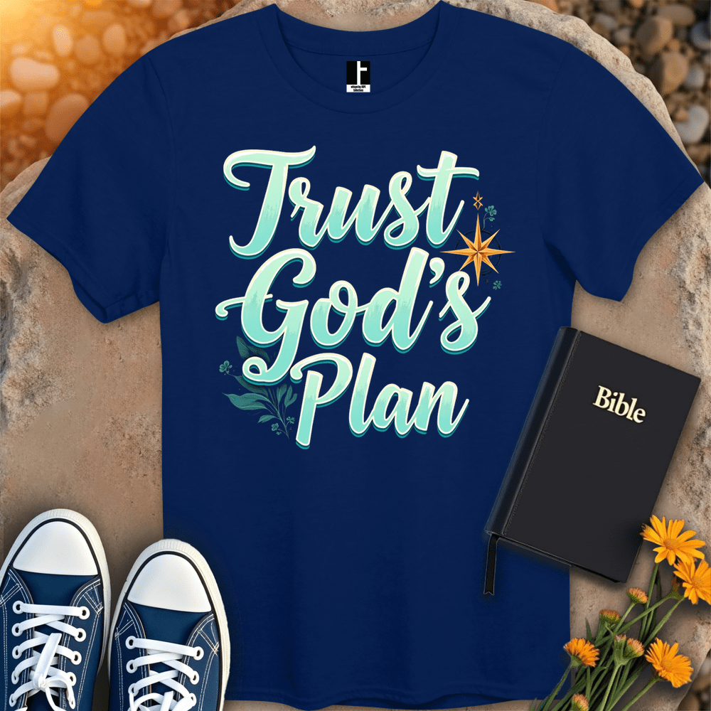 T-Shirt S / Navy TrustGodsPlan T-Shirt