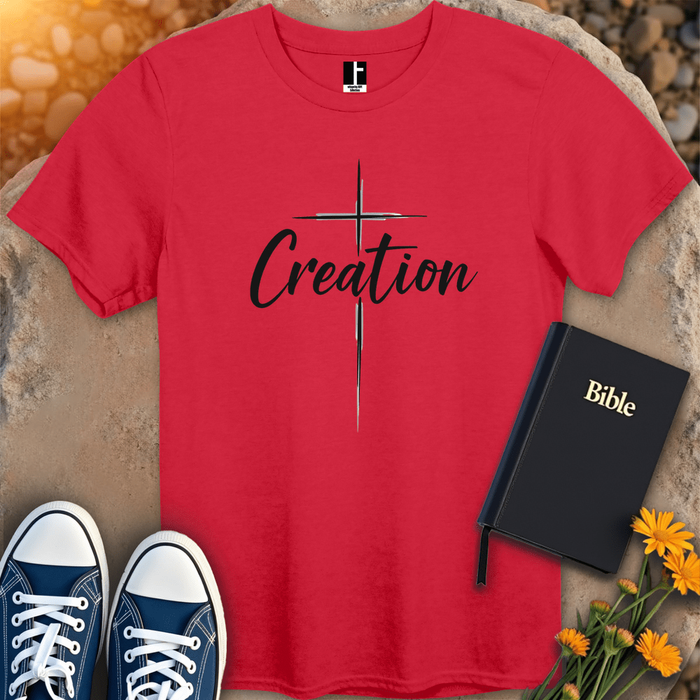 T-Shirt S / Red CreationCross T-Shirt