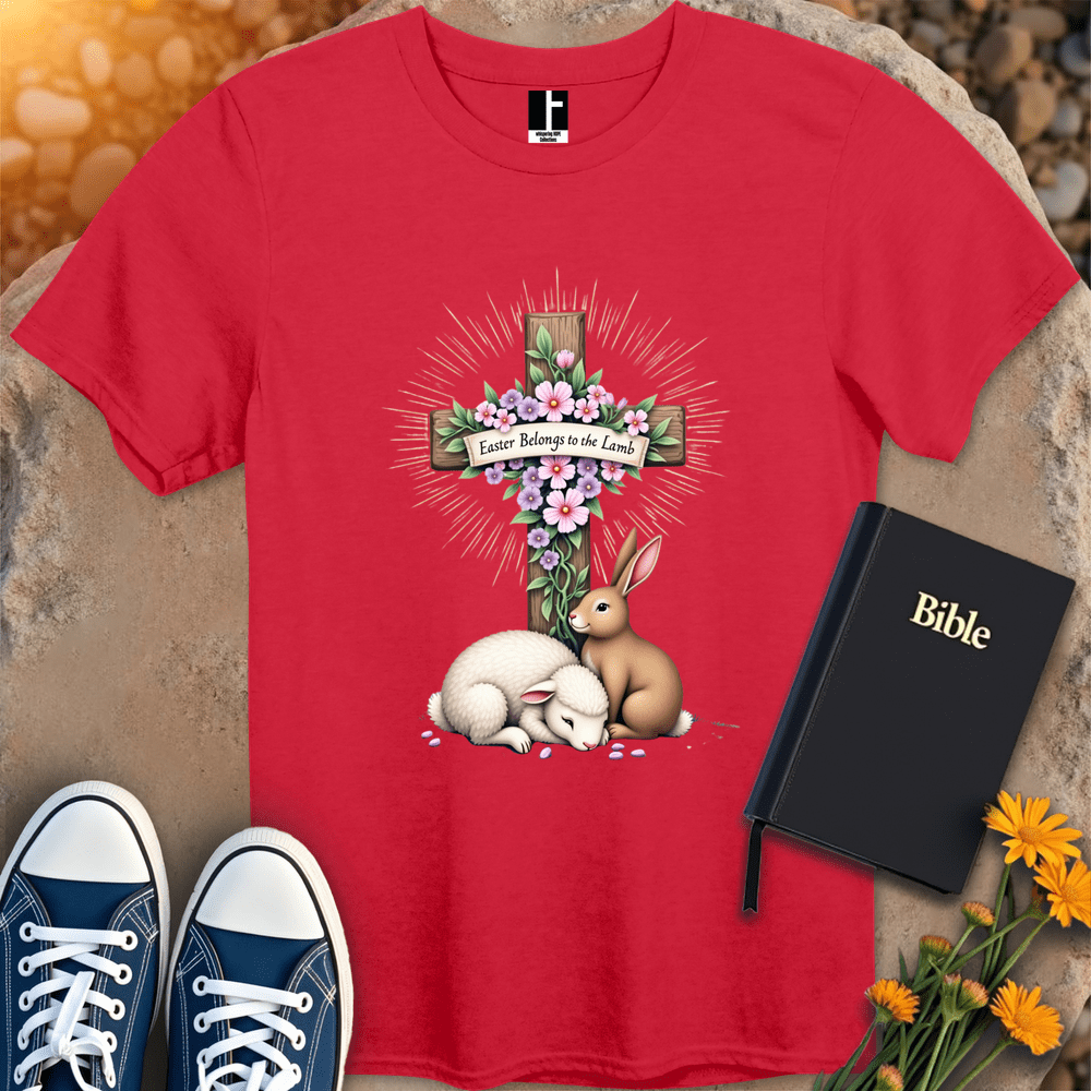 T-Shirt S / Red EasterBelongsTotheLamb T-Shirt