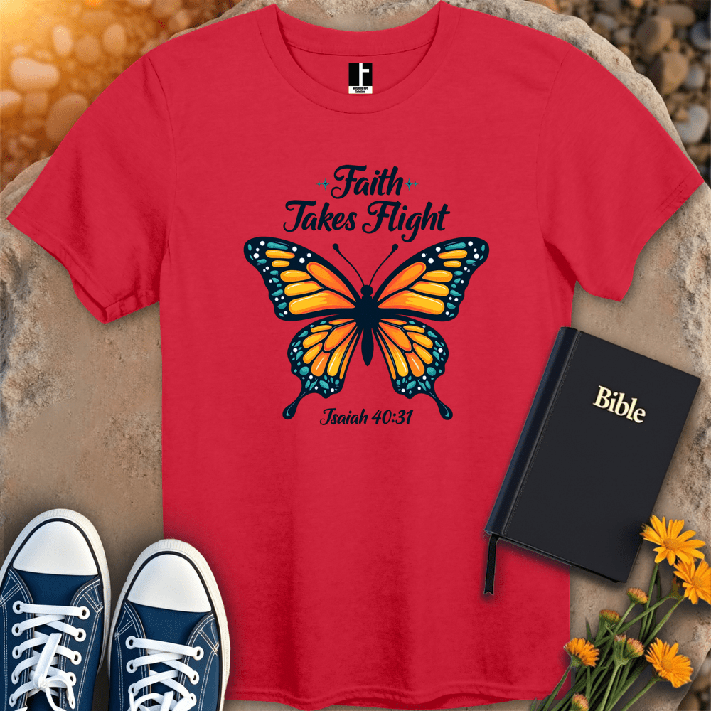 T-Shirt S / Red FaithFlies T-Shirt