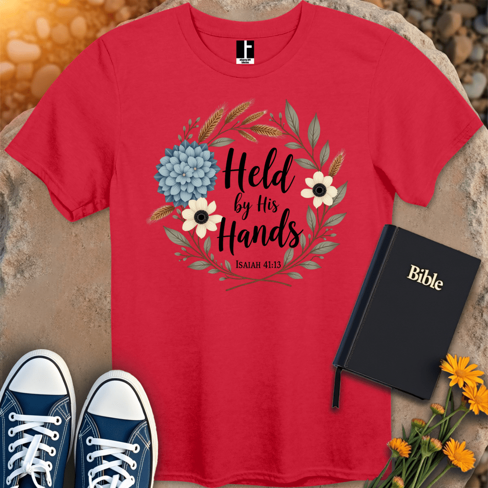 T-Shirt S / Red HeldByHisHands T-Shirt