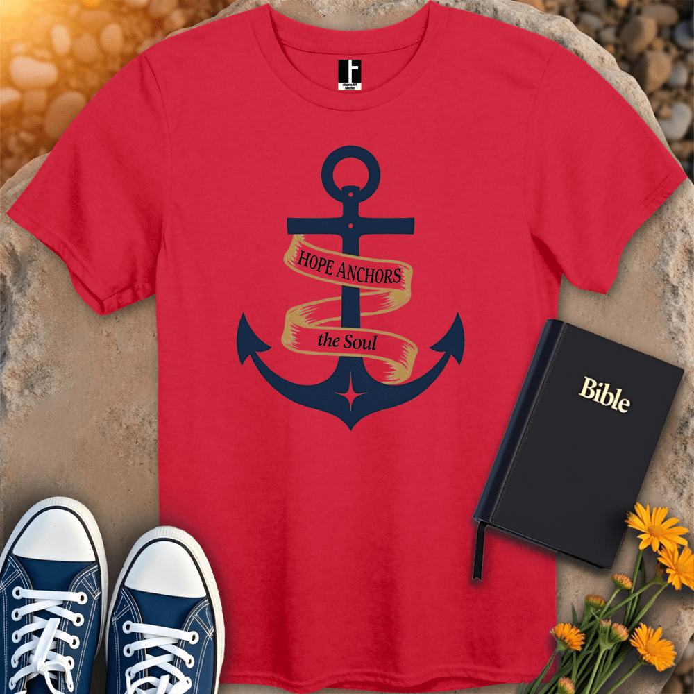 T-Shirt S / Red HopeAnchorsTheSoul T-Shirt