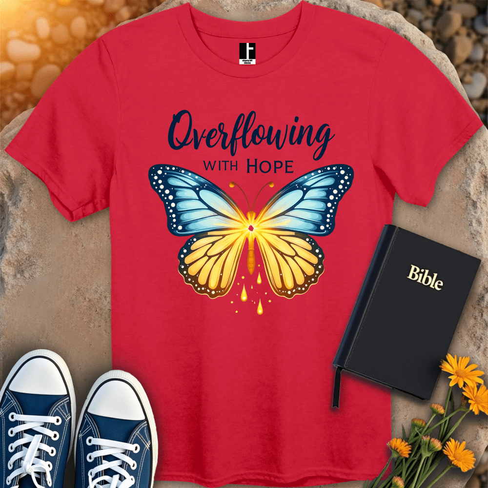 T-Shirt S / Red OverflowingHope T-Shirt