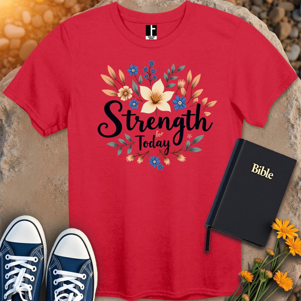 T-Shirt S / Red StrengthForToday T-Shirt
