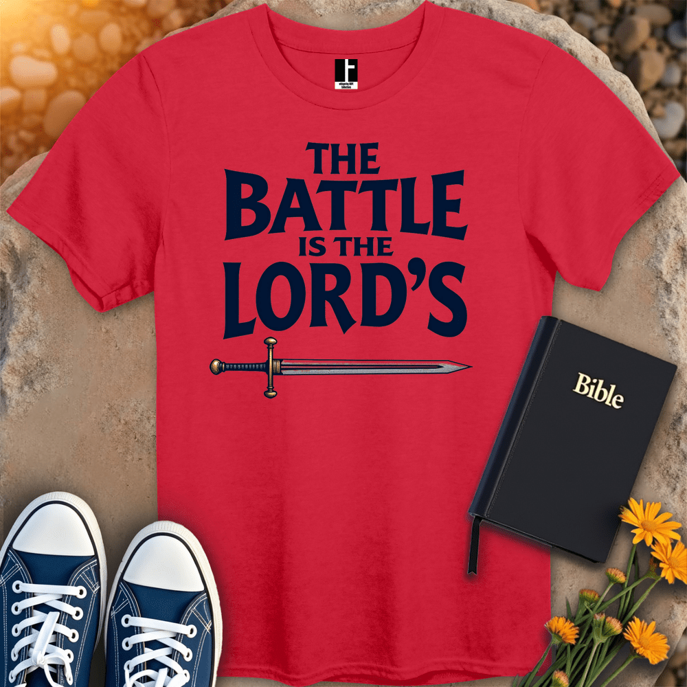 T-Shirt S / Red TheBattleIsTheLords T-Shirt