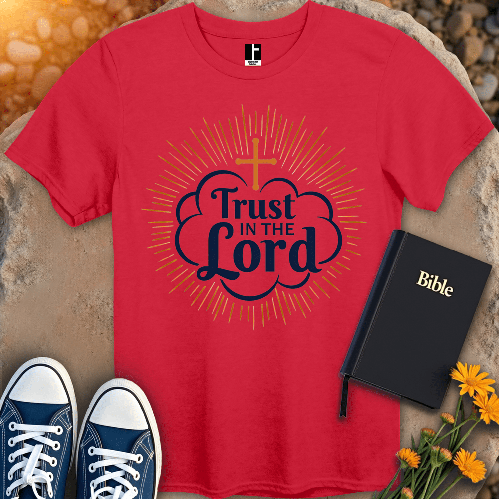 T-Shirt S / Red TrustTheLord T-Shirt