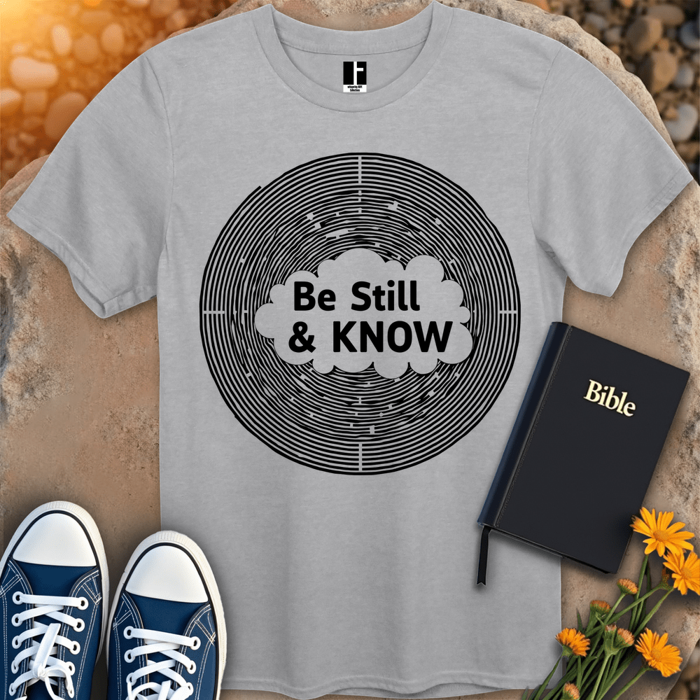 T-Shirt S / Sport Grey BeStillAndKnow T-Shirt