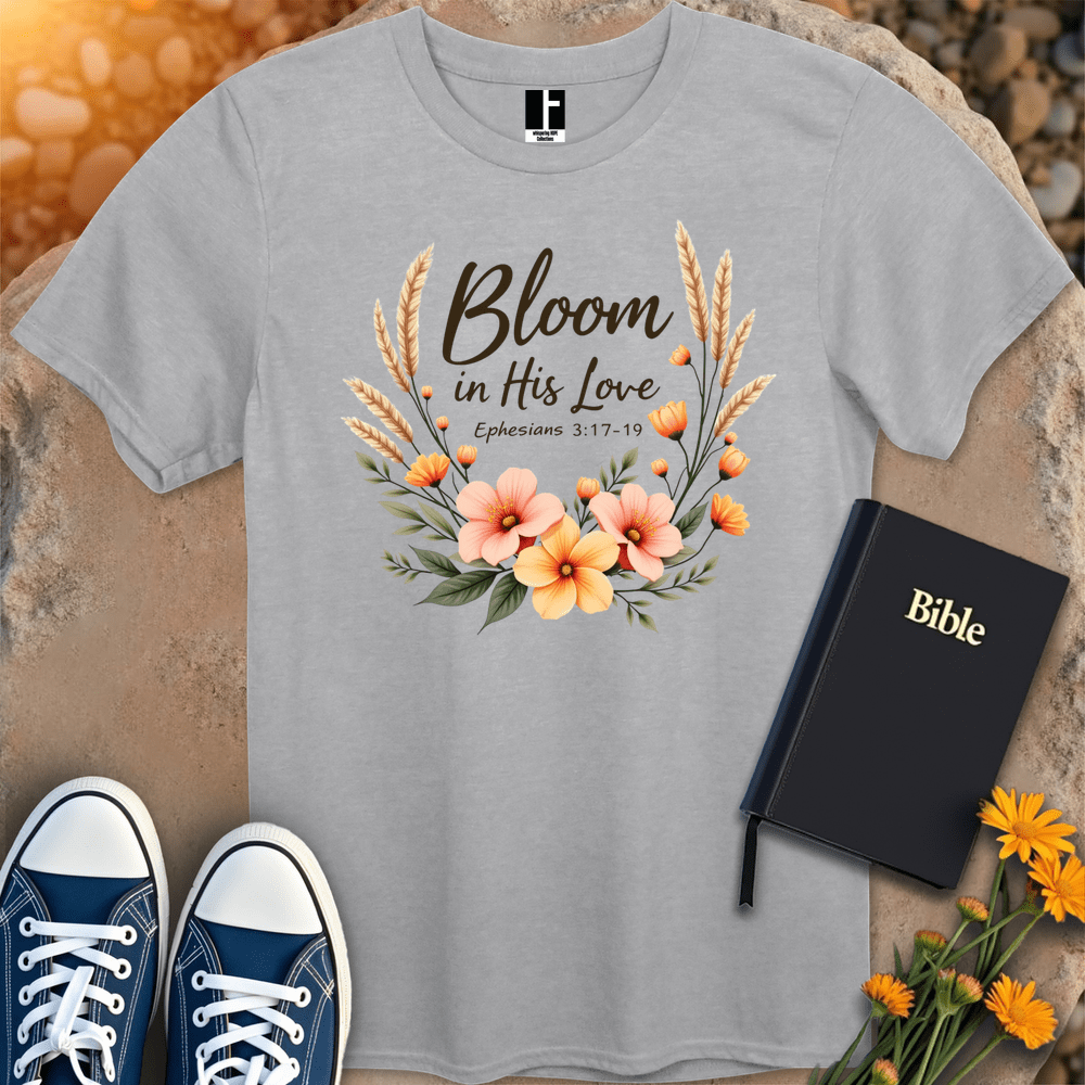 T-Shirt S / Sport Grey BloomInLove T-Shirt