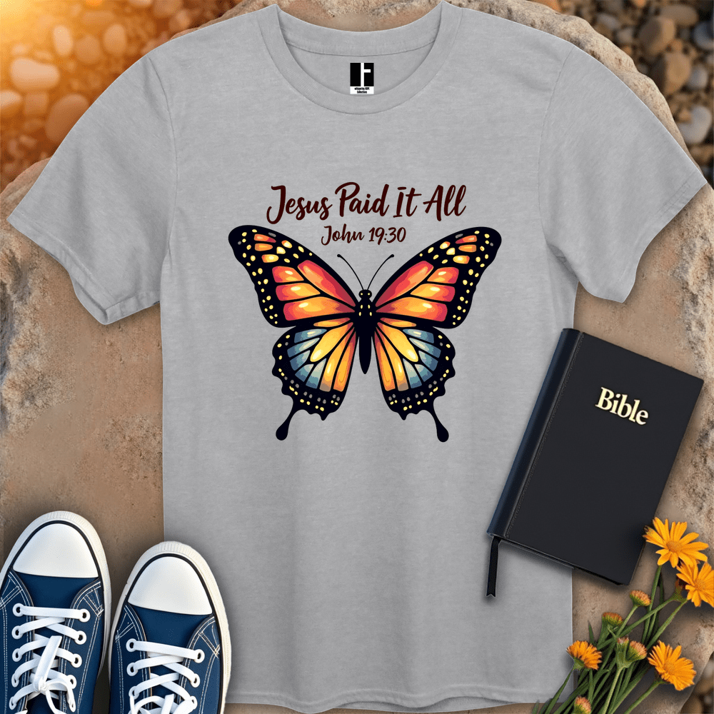 T-Shirt S / Sport Grey JesusPaidItAll T-Shirt