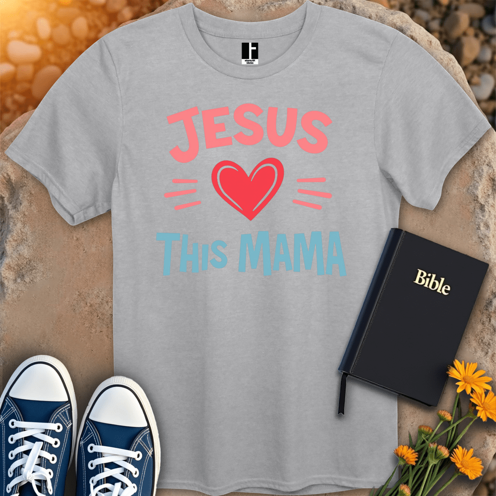 T-Shirt S / Sport Grey JesusThisMama T-Shirt