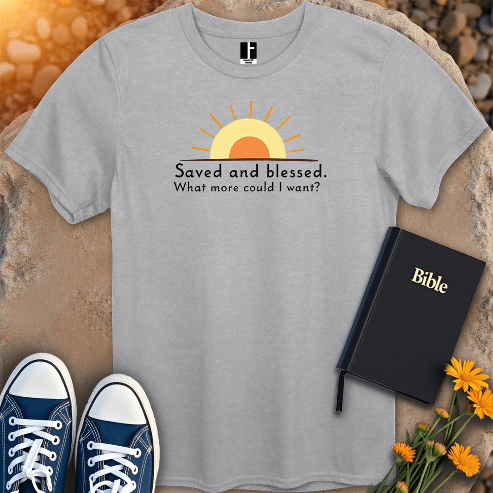T-Shirt S / Sport Grey SavedAndBlessed T-Shirt