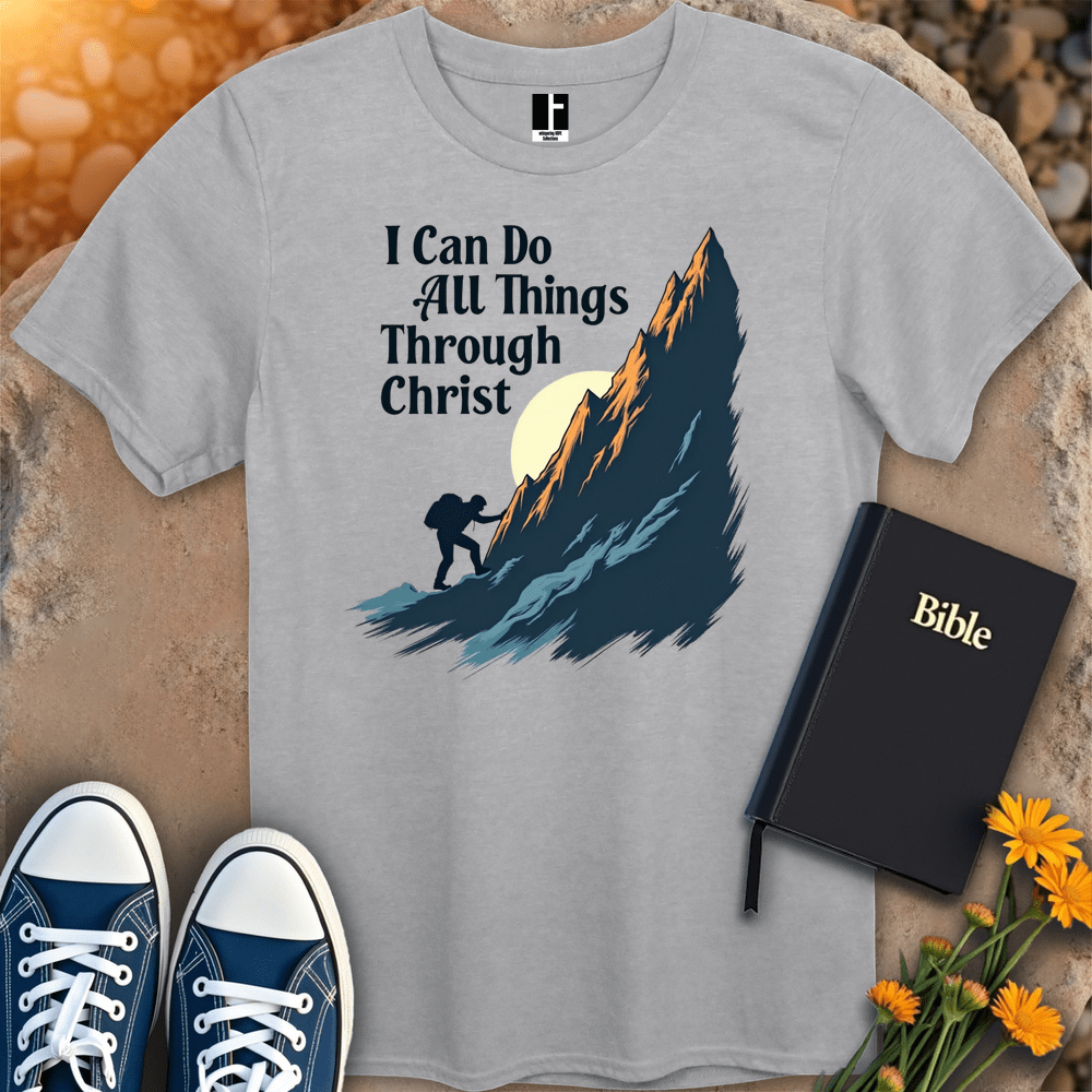 T-Shirt S / Sport Grey StrengthThroughFaith T-Shirt