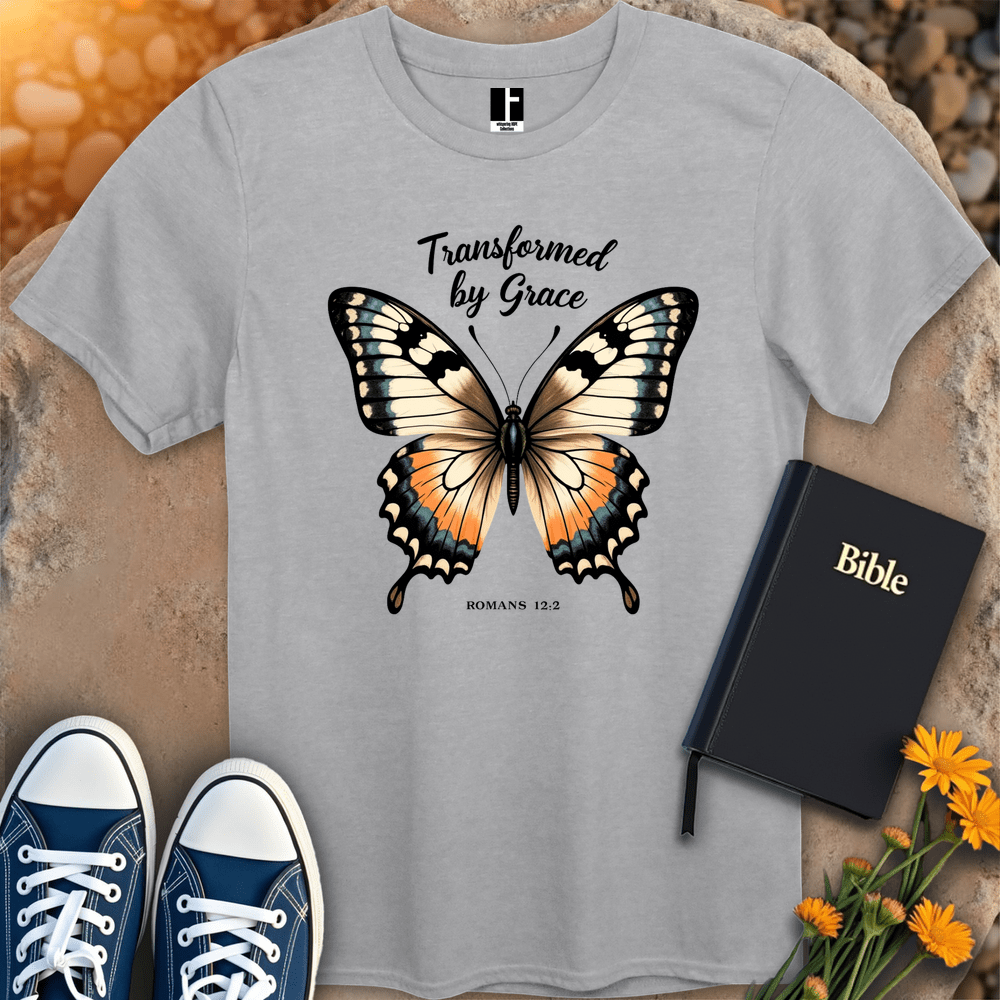 T-Shirt S / Sport Grey TransformedByGrace T-Shirt