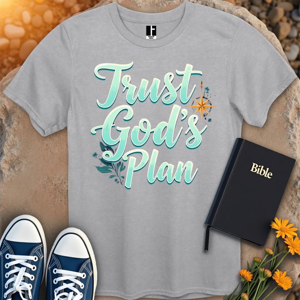 T-Shirt S / Sport Grey TrustGodsPlan T-Shirt