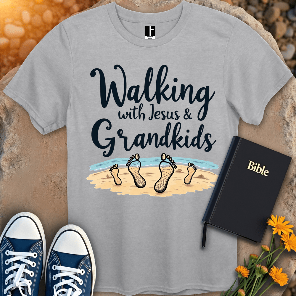 T-Shirt S / Sport Grey WalkWithJesus T-Shirt