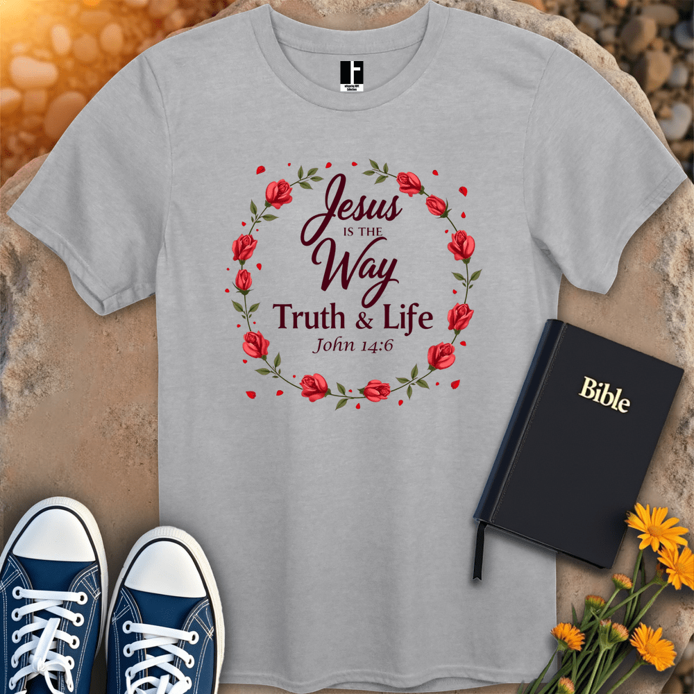 T-Shirt S / Sport Grey WayTruthLifeT-Shirt