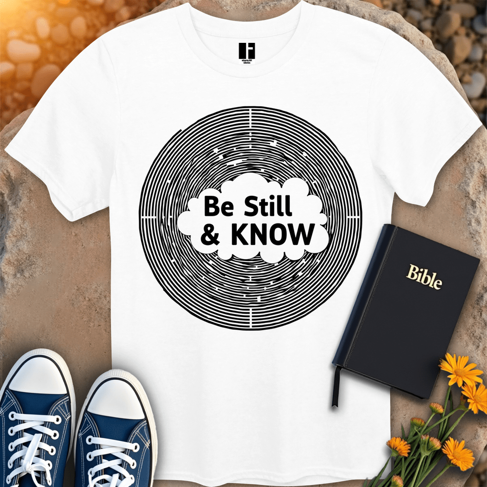 T-Shirt S / White BeStillAndKnow T-Shirt