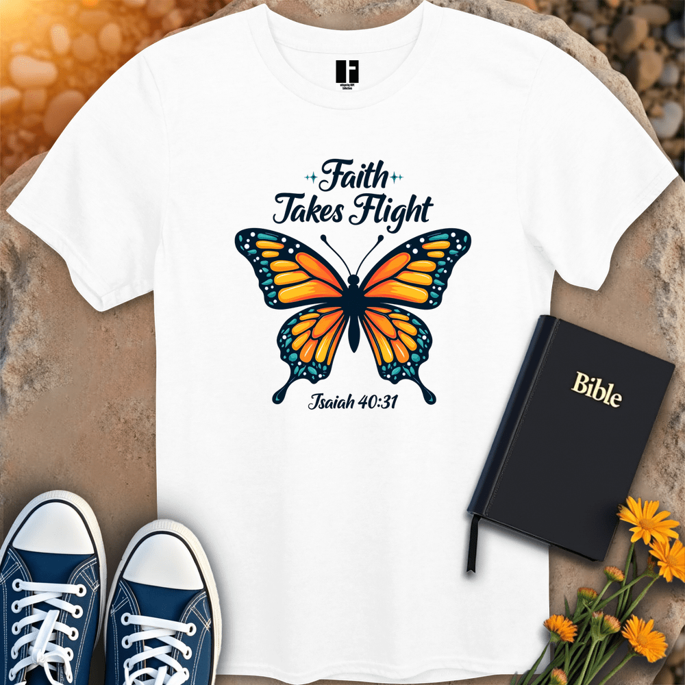T-Shirt S / White FaithFlies T-Shirt