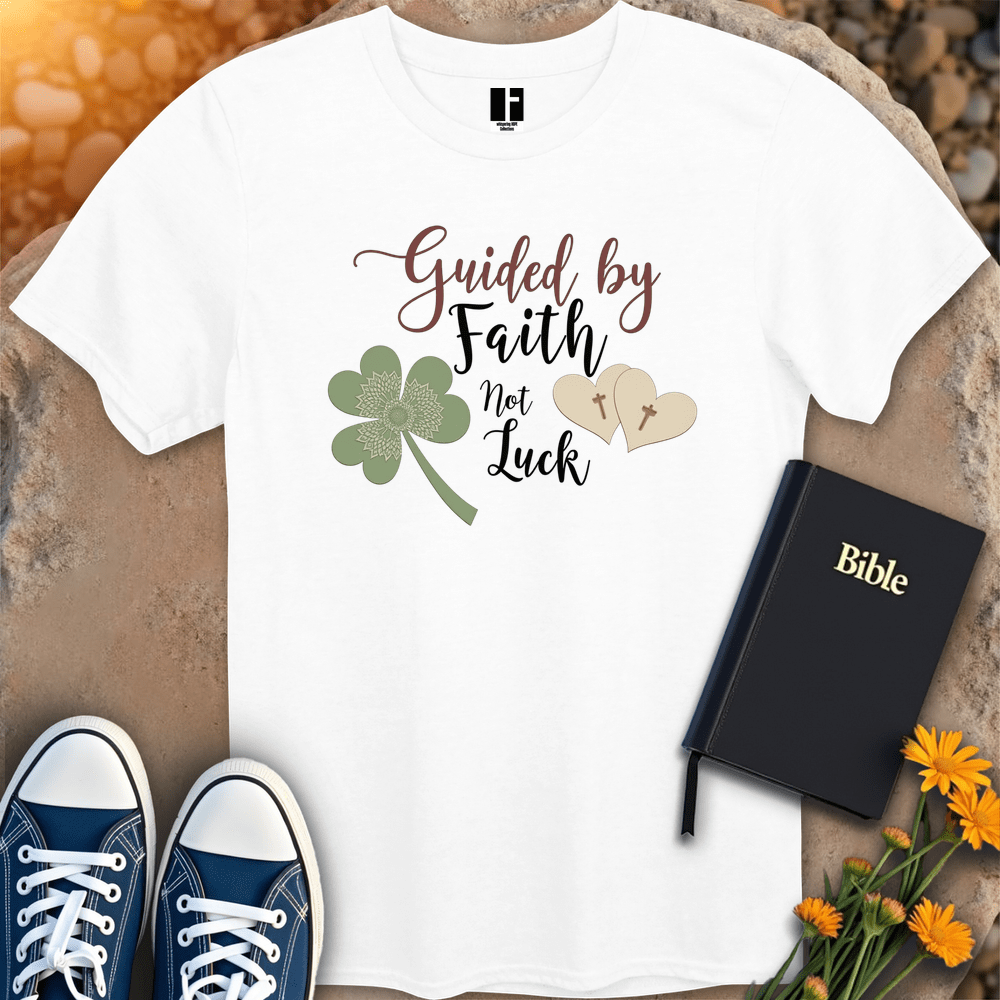 T-Shirt S / White GuidedByFaith T-Shirt