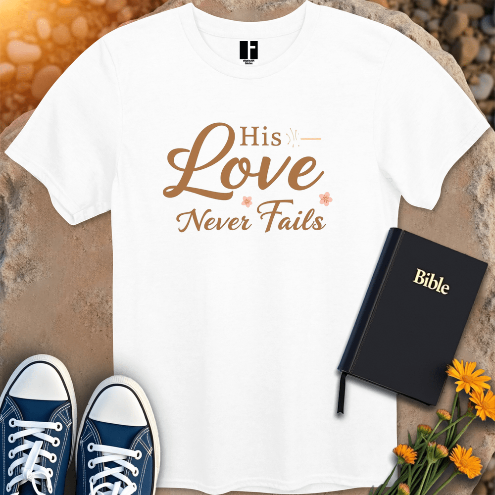T-Shirt S / White HisLoveNeverFails T-Shirt