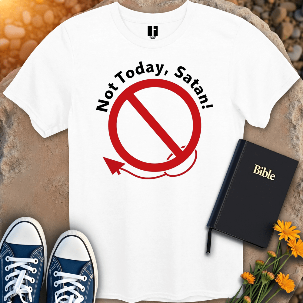 T-Shirt S / White NotTodaySatan T-Shirt