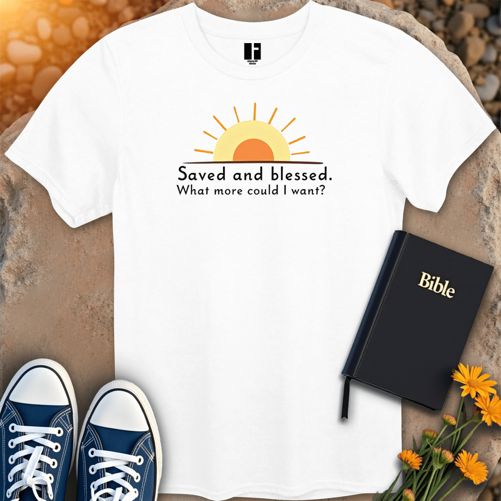 T-Shirt S / White SavedAndBlessed T-Shirt