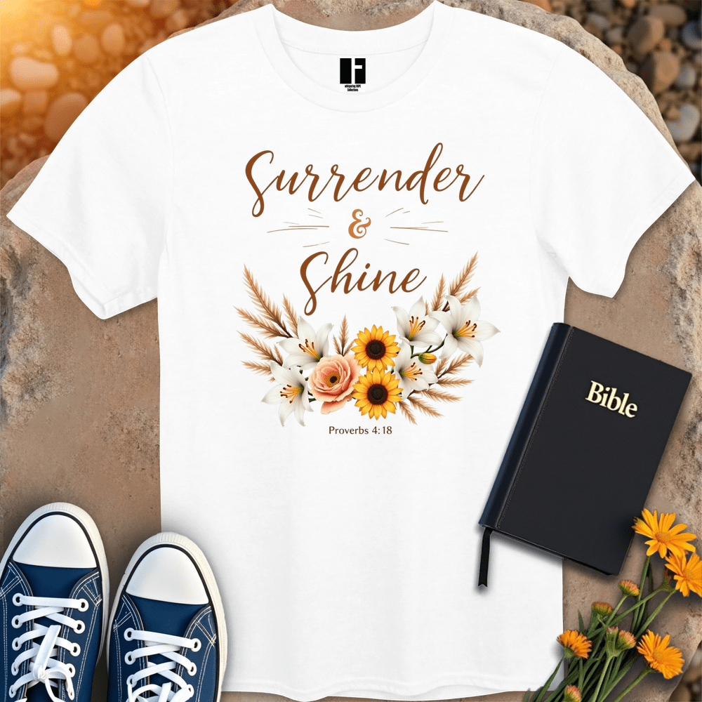 T-Shirt S / White SurrenderAndShine T-Shirt
