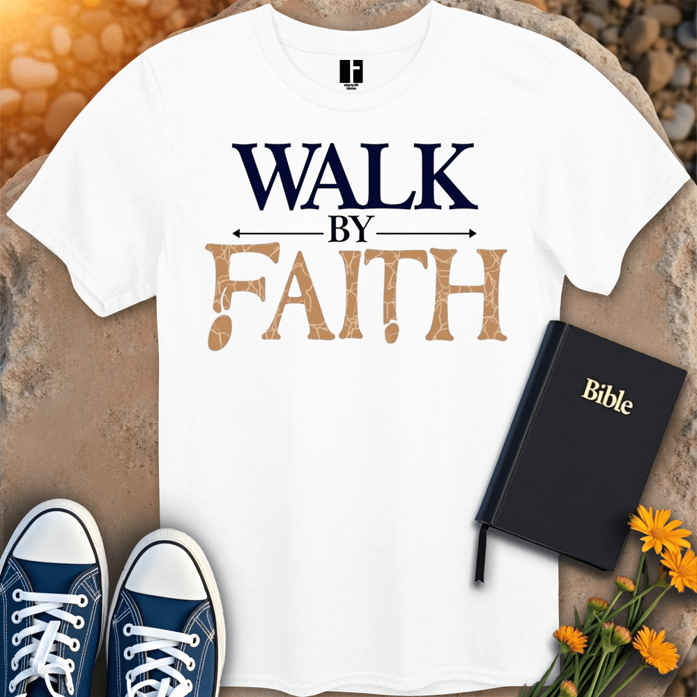T-Shirt S / White WalkByFaith T-Shirt
