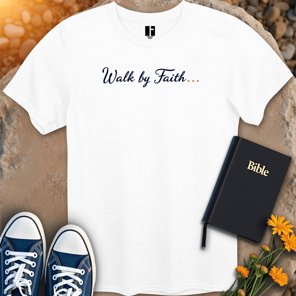 T-Shirt S / White WalkByFaith T-Shirt