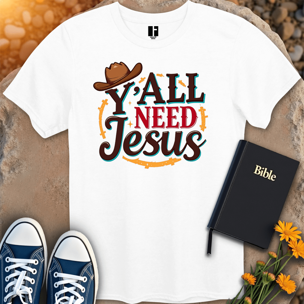 T-Shirt S / White YallNeedJesus T-Shirt