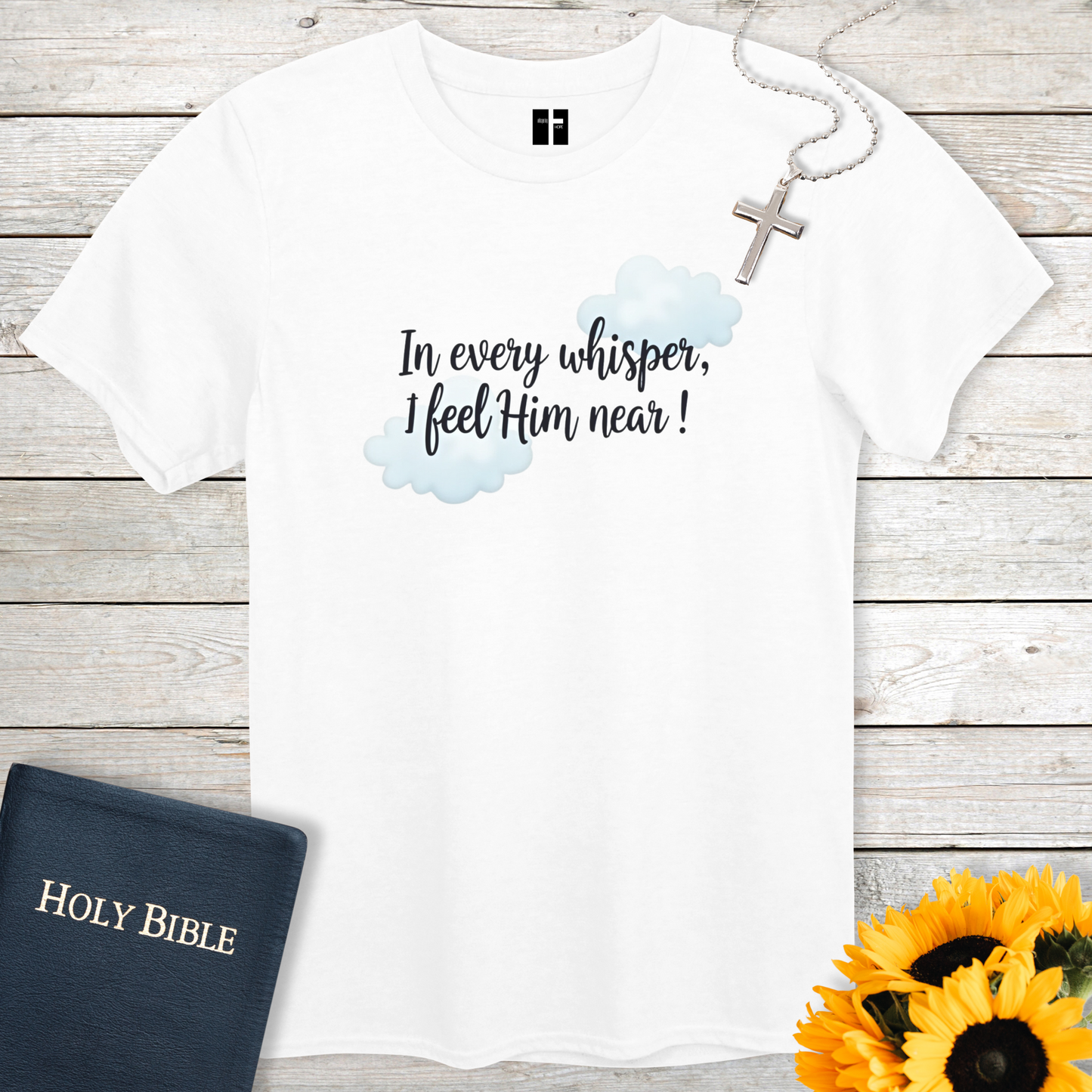 Feel Him Near Unisex Christian T-Shirt