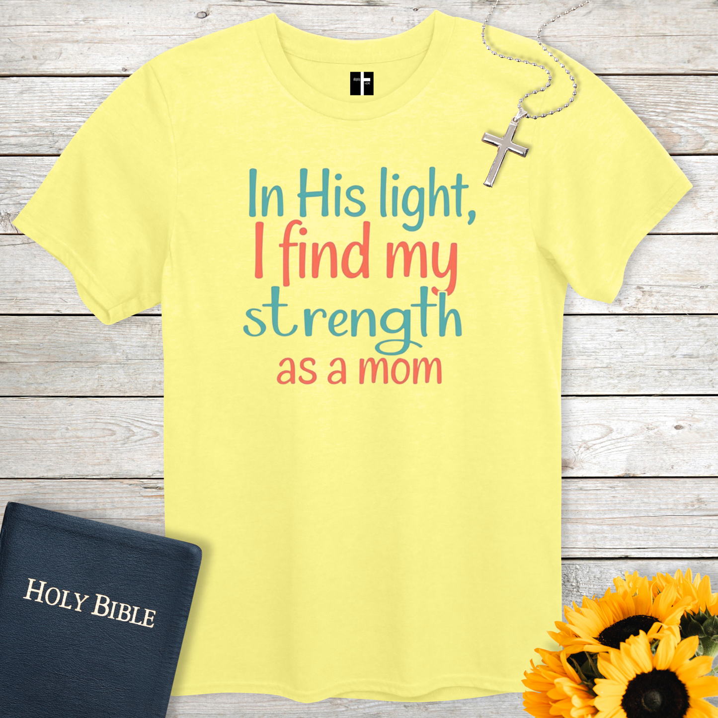 Mom Strength Unisex Christian T-Shirt