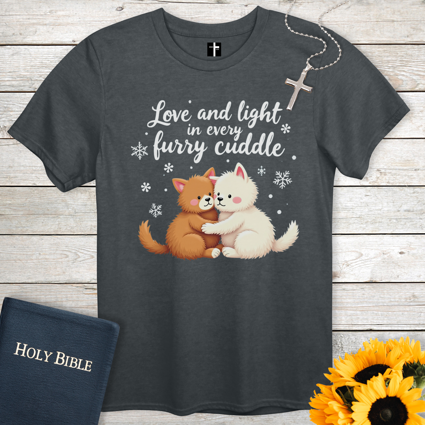 Furry Cuddles Unisex Christian T-Shirt