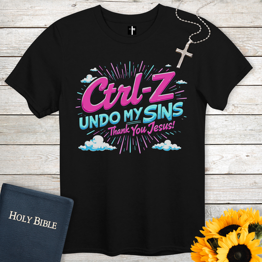 Ctrl+Z Unisex Christian T-Shirt