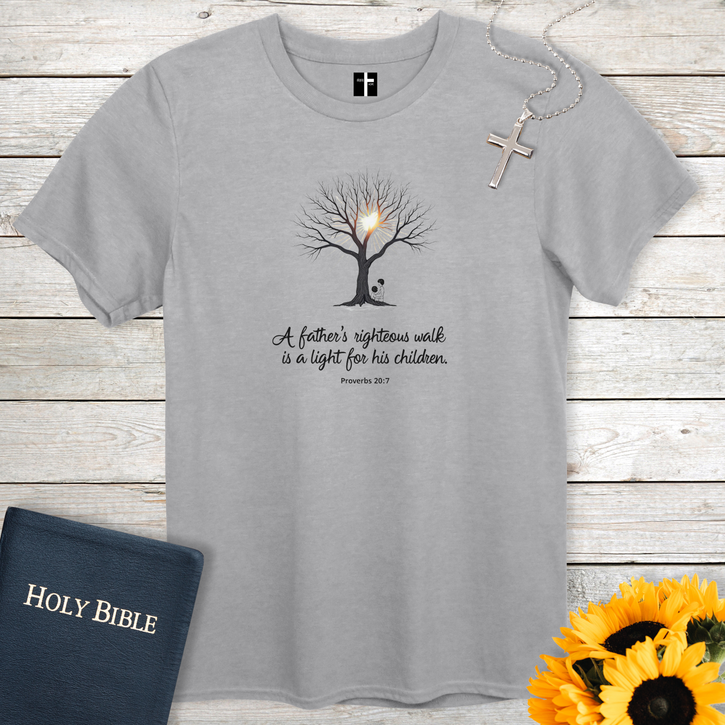 A Father’s Walk Unisex Christian T-Shirt