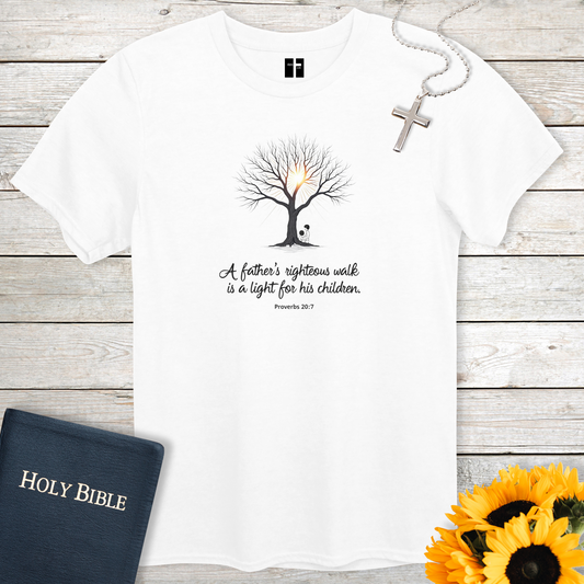 A Father’s Walk Unisex Christian T-Shirt