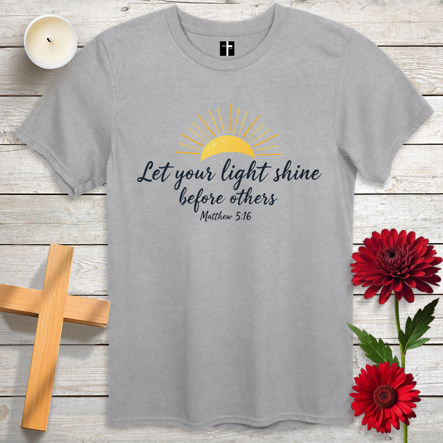 Shine Before Others Unisex Christian T-Shirt