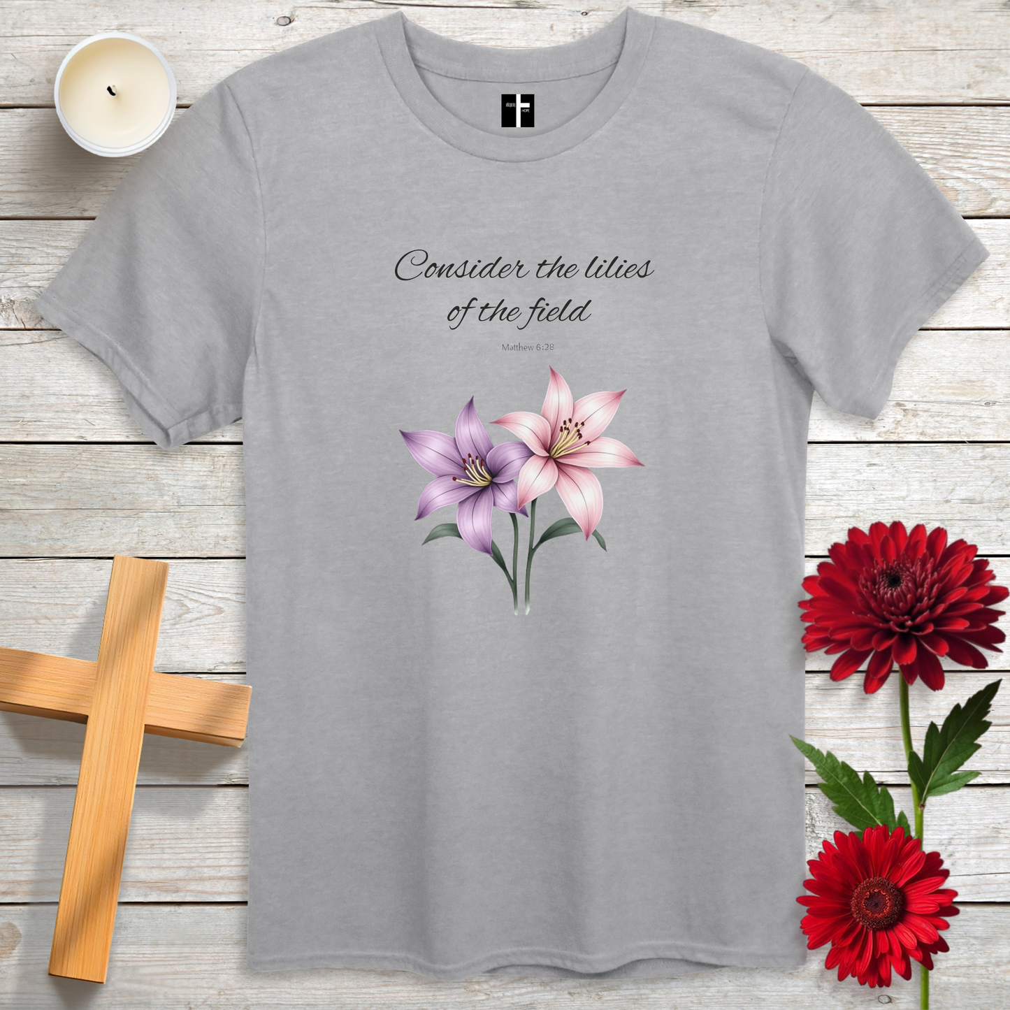 Lilies Of The Field Unisex Christian T-Shirt