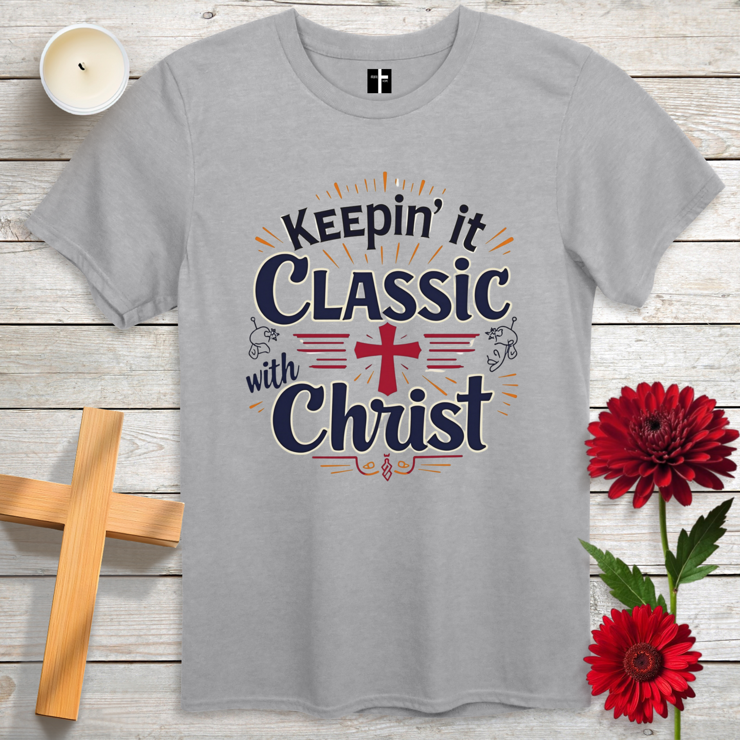 Classic With Christ Unisex Christian T-Shirt