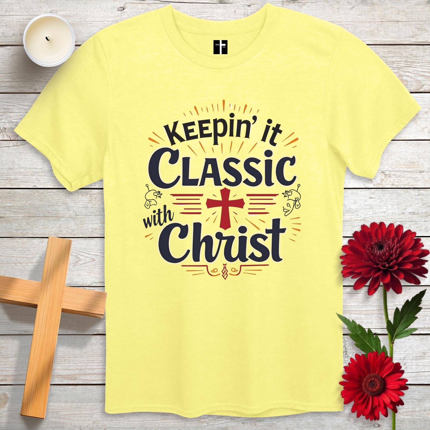 Classic With Christ Unisex Christian T-Shirt