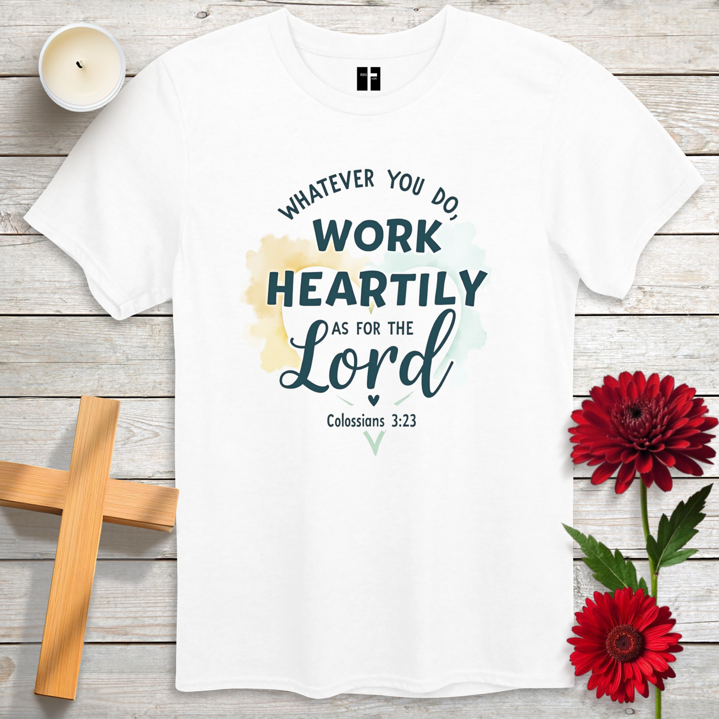 Work Heartily Unisex Christian T-Shirt