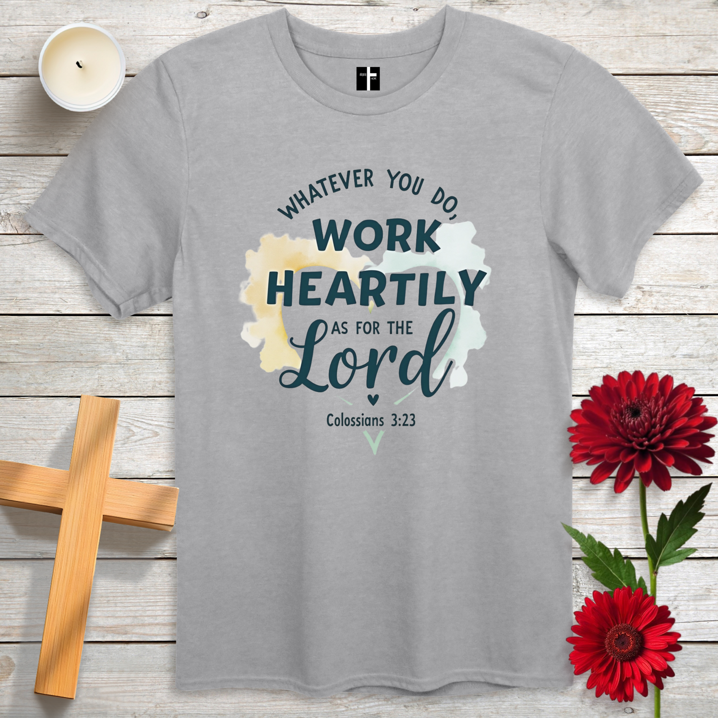 Work Heartily Unisex Christian T-Shirt