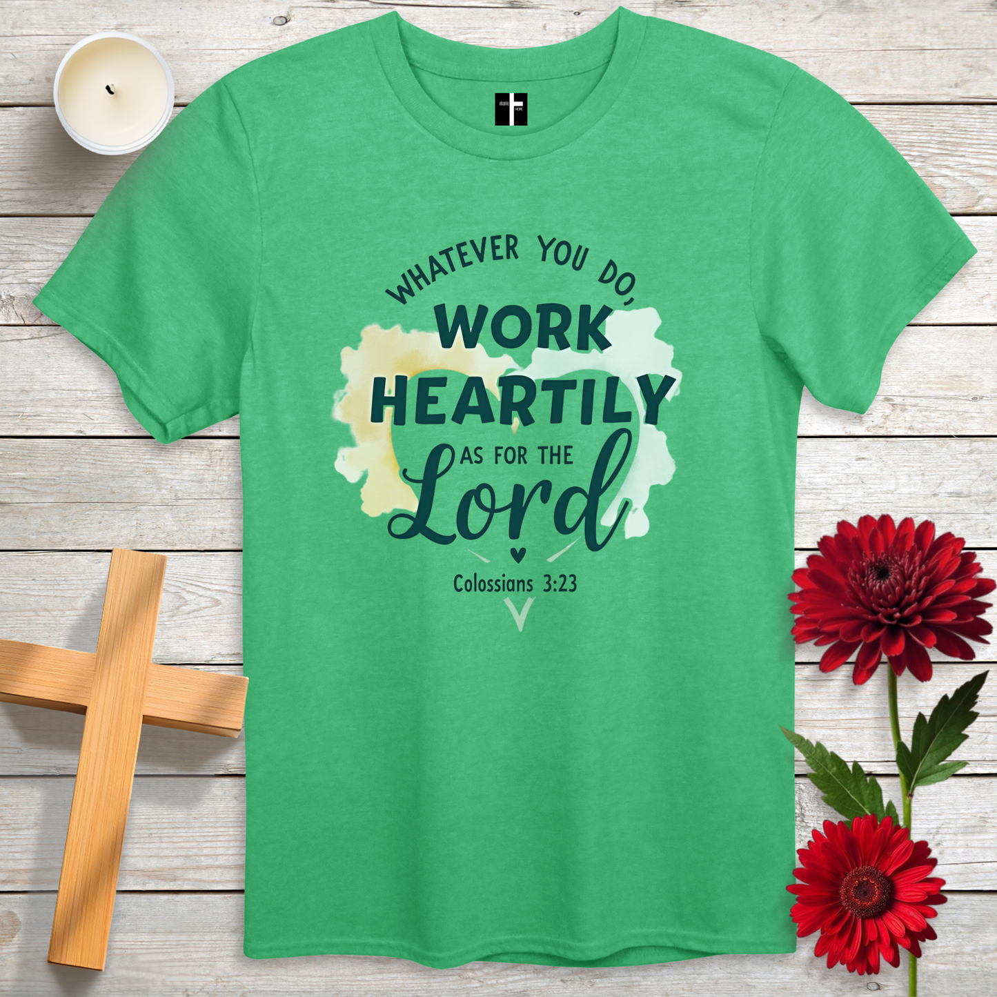 Work Heartily Unisex Christian T-Shirt