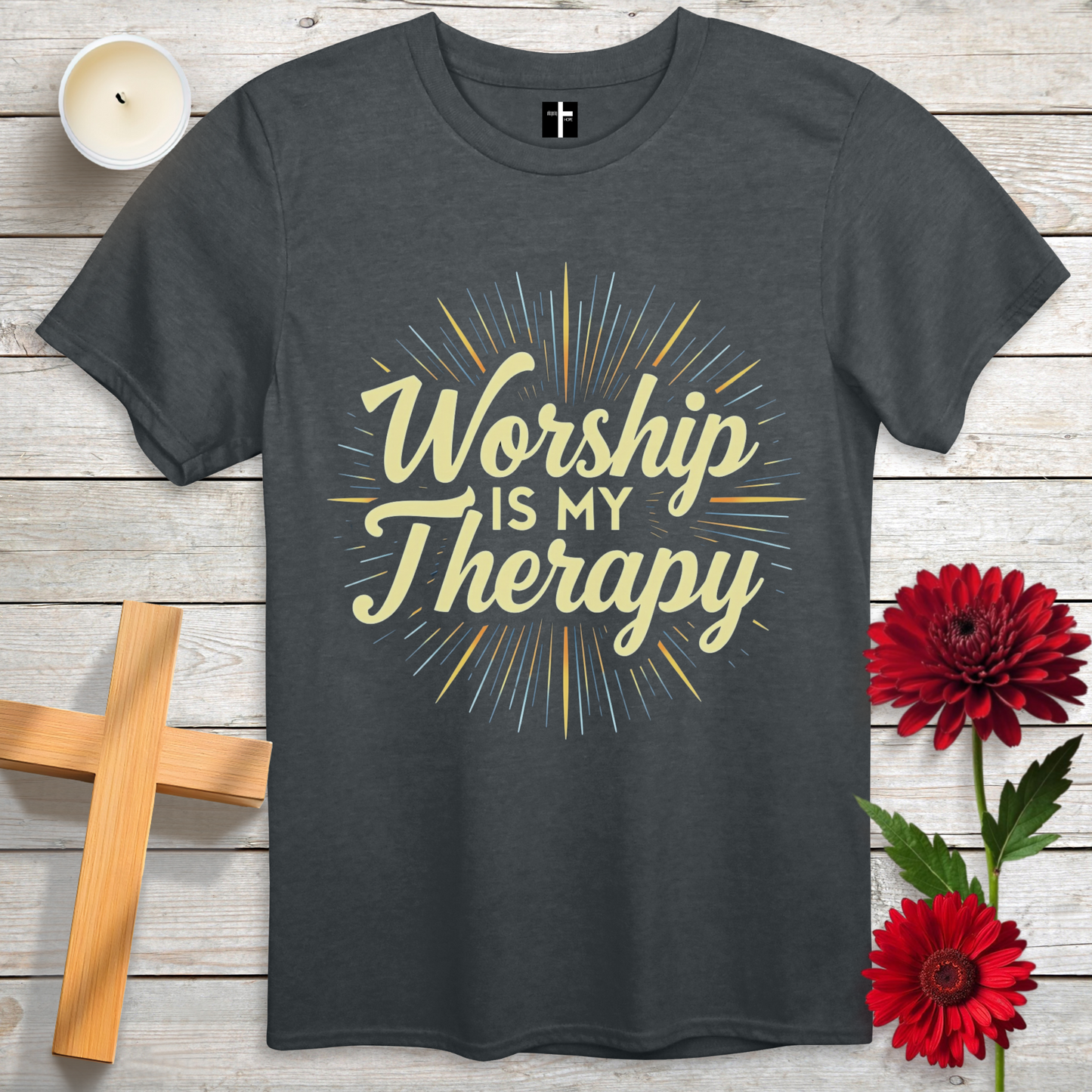 Worship Is My Therapy Unisex Christian T-Shirt