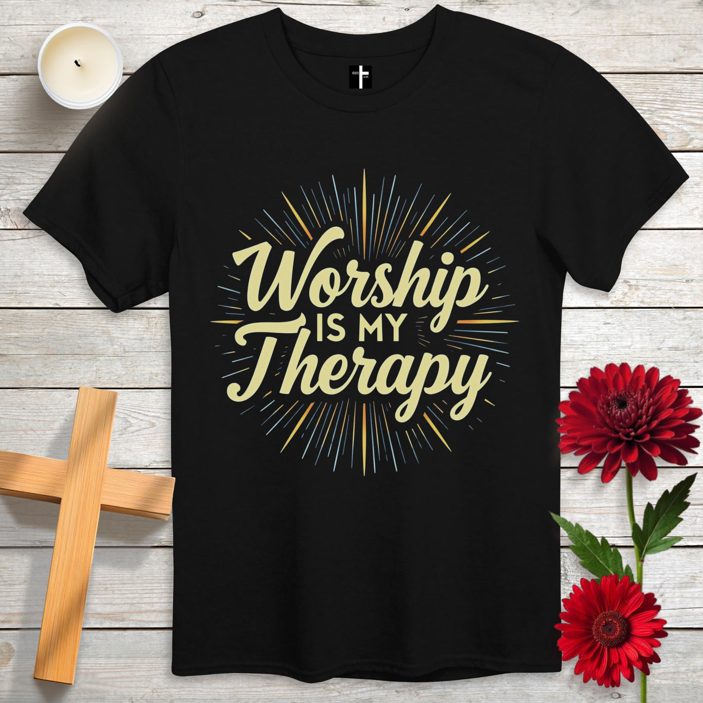 Worship Is My Therapy Unisex Christian T-Shirt