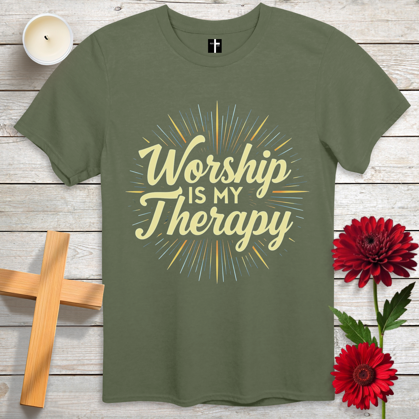 Worship Is My Therapy Unisex Christian T-Shirt