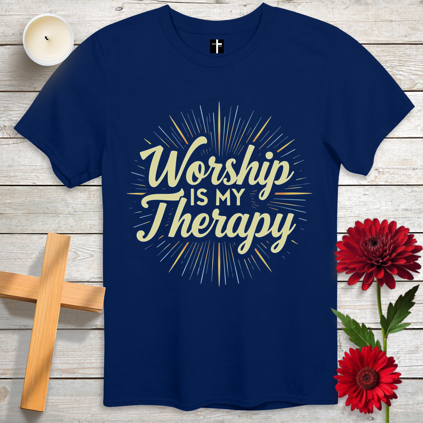 Worship Is My Therapy Unisex Christian T-Shirt