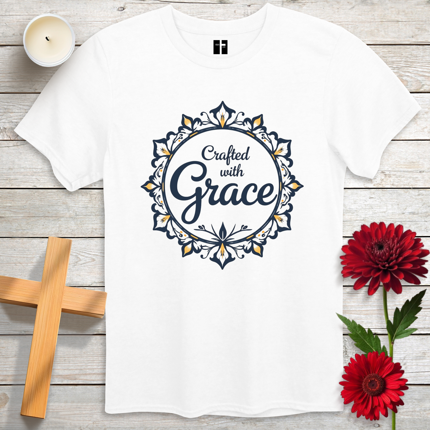 Crafted With Grace Unisex Christian T-Shirt