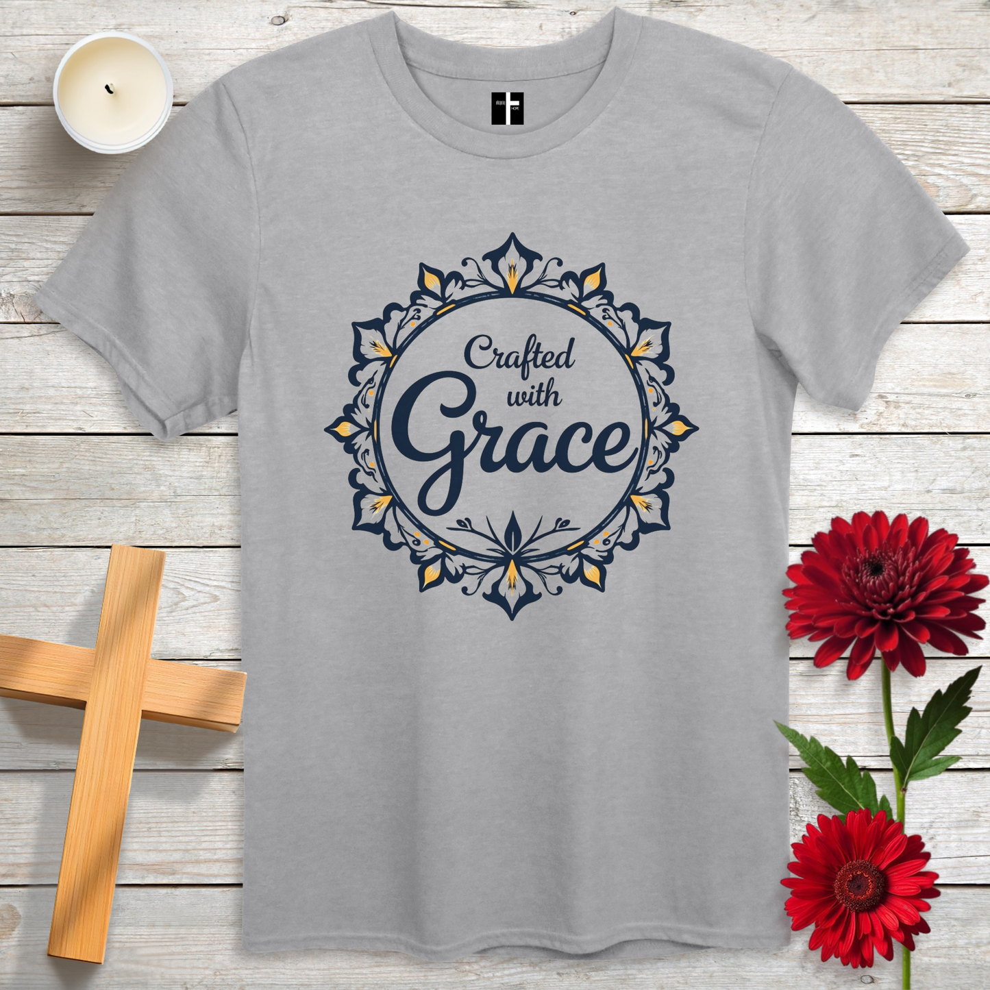 Crafted With Grace Unisex Christian T-Shirt