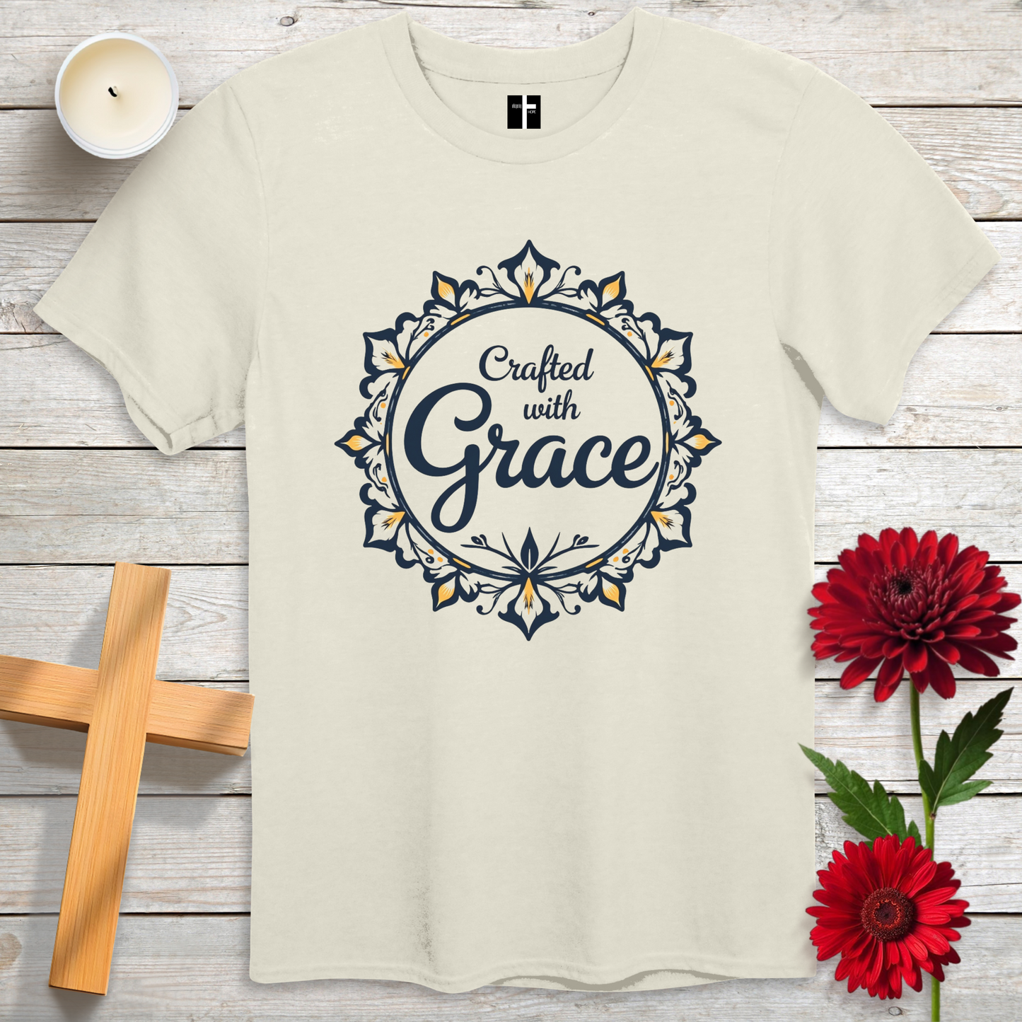 Crafted With Grace Unisex Christian T-Shirt